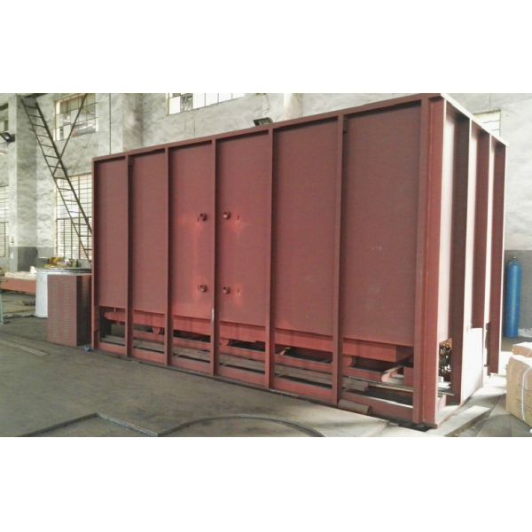 Brass Bar Bogie Hearth Furnace , Electric Annealing Furnace High Efficiency