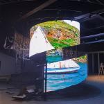 ISO9001 Stable Flexible LED Display Screen Multifunctional IP45