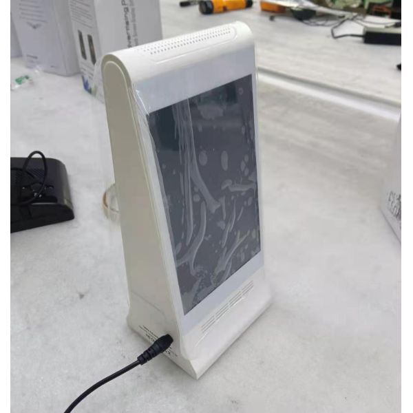 Desktop Dual Sided LCD Touch Screen Advertising Kiosk with WLED Backlight
