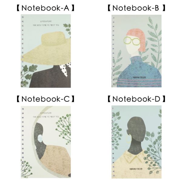 120gsm CDR Recycled Paper Notebook Custom Printed Coil A5 Spiral Bound CMYK