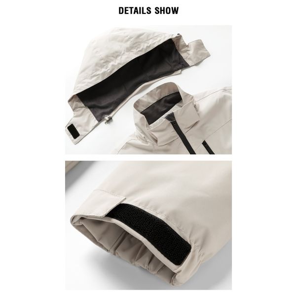 Windproof and Waterproof Men's Jacket All Seam-Sealed with Great Breathability Outdoor Sports for Men