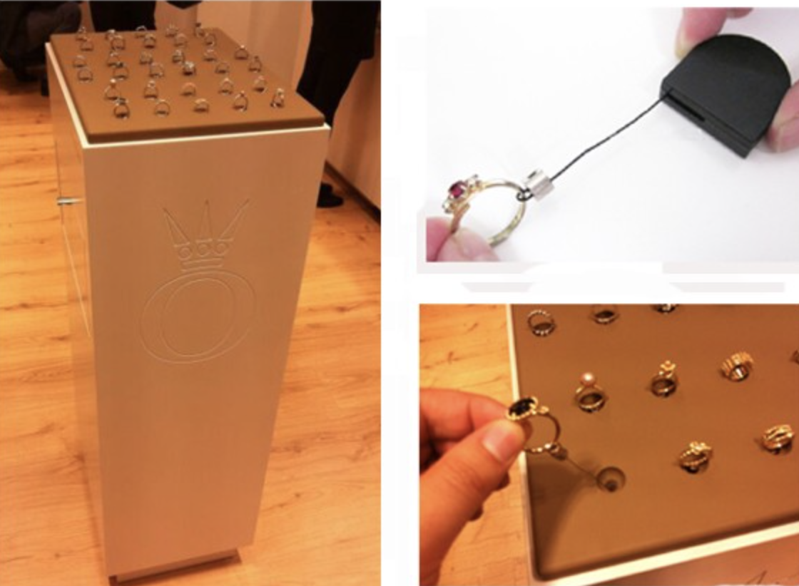 Hoting selling Quality heavy duty anti-theft retractable display pull box,retractable tool lanyard