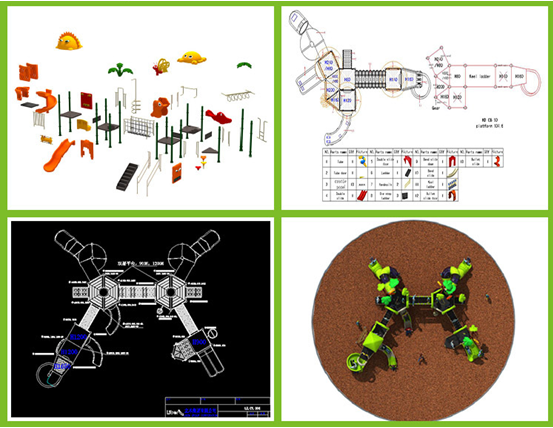 Steel Customized Kids Outdoor Playground Equipment Child Play Set Slide Toy
