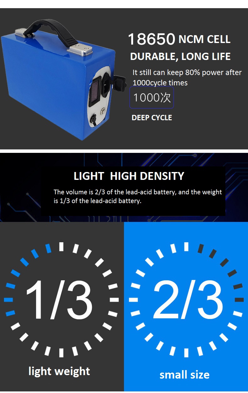 CLF 24V 48V 12AH 20ah OEM Electric Mower Small Lithium Iron Battery Packs Tea Picking Electric Tool Power Battery Pack