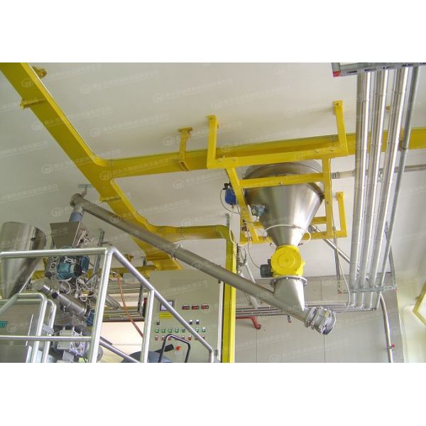 Inclined Cement Screw Tube Conveyor 1.5KW Power For Cement And Grain