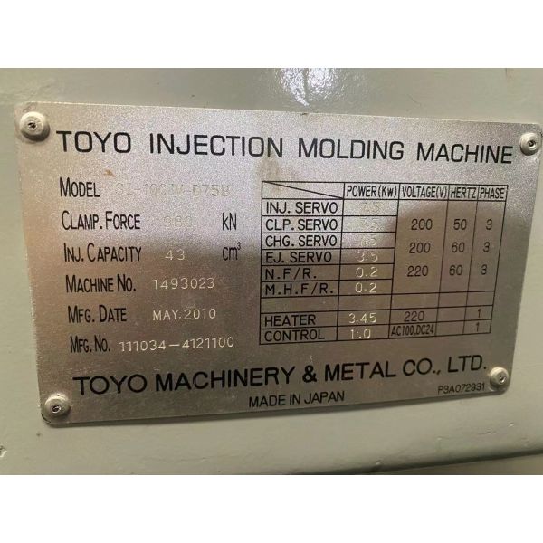 PET Preform TOYO Injection Molding Machine Used Automatic Electric Servo Powered