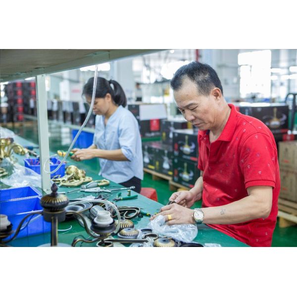 Contemporary 110v 110W Retractable Blade Ceiling Fan Chandelier Santi Nickle Color