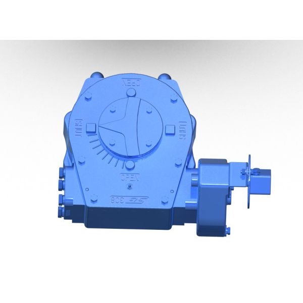 Gray Iron Casing Gearbox Ball Valve Designed With A Lock Mechanism