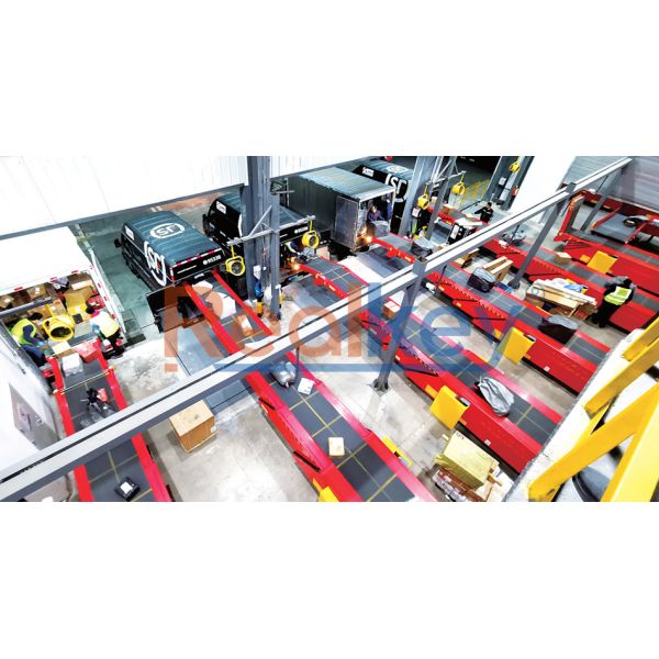 Space Saving Powered Extendable Conveyor Easy Installation For Logistics