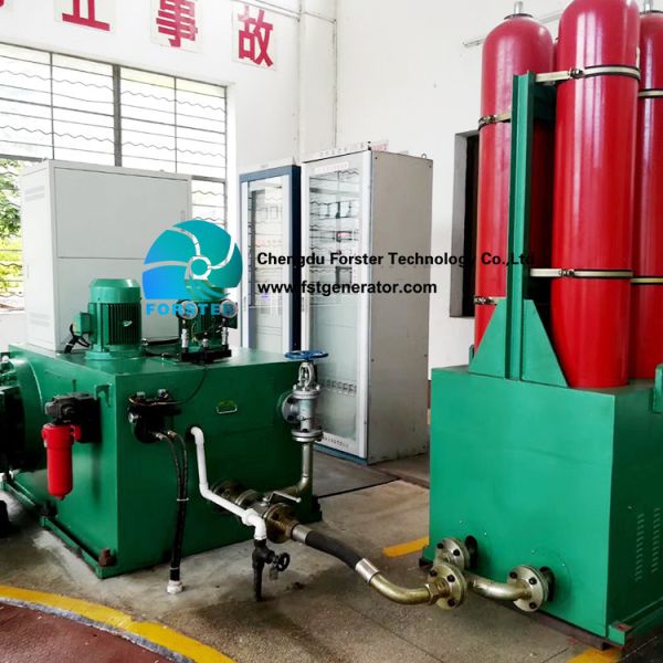 Green Pelton Hydro Generator Used In High Altitude And High Water Head Mountain Areas