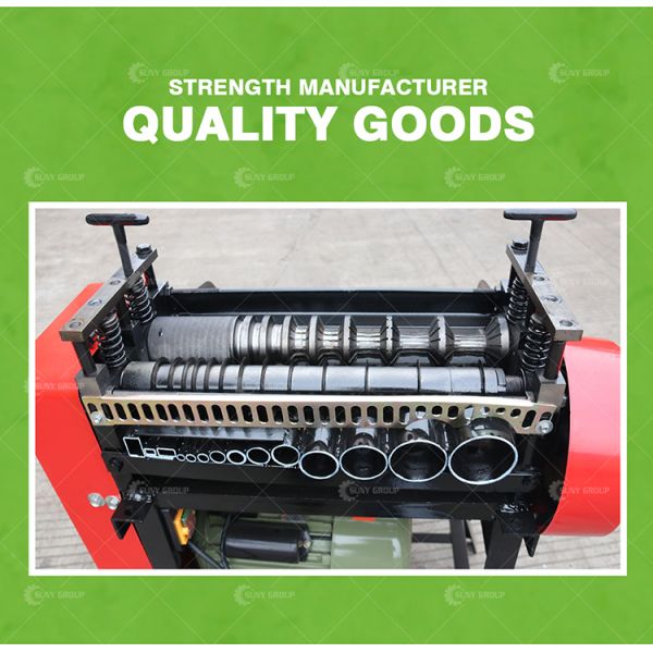 Cable Recycling Industry 4.5kw Automatic Wire Cutting Stripping And Crimping Machine