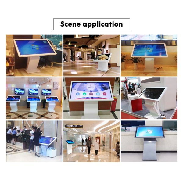 16.7M 55 Inch NFC Card Reader Touch Screen Kiosk