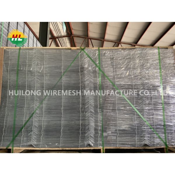 1.5m High V Mesh Security Fence With Posts And Clips