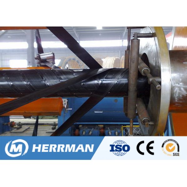 Active Pay Off Type RTP Pipe Making Machine / Steel Taping Machine Energy Saving