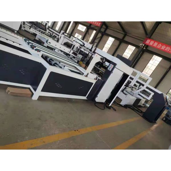 8.6kw Automatic Corrugated Carton Stitching Machine 12m*3m*1.5m