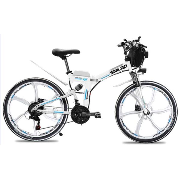 20AH24 Inch Wheel Folding Electric Bike With Z.STAR Brake RoHS Approved