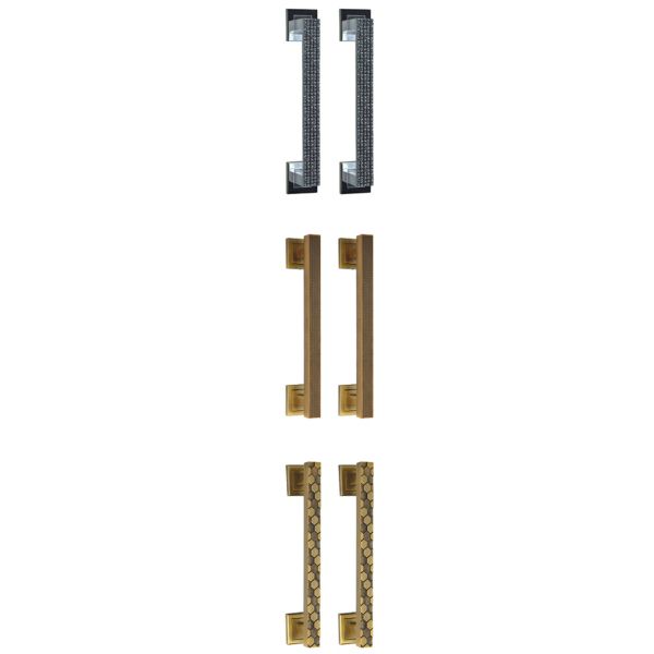 Antique Kitchen Furniture Hardware Pulls Extreme Corrosion Resistance Customized Color