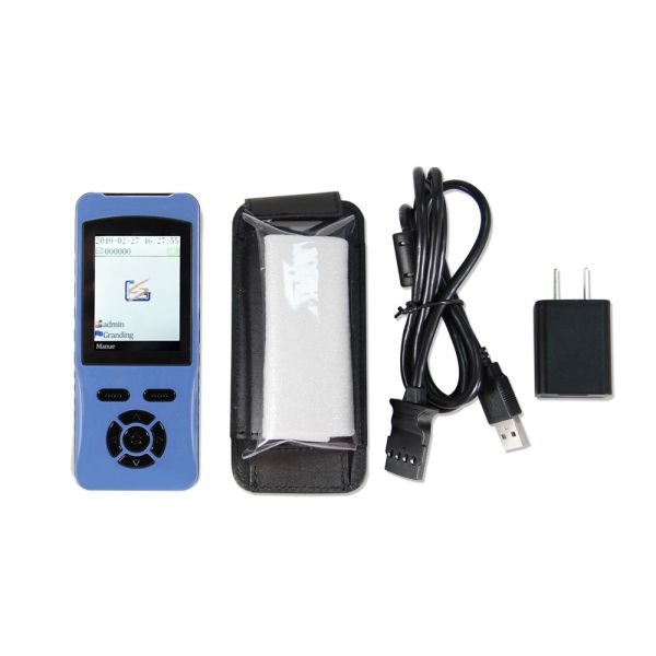 IP65 2.4" LCD Display Guard Tour Reader Device Vibration Recording