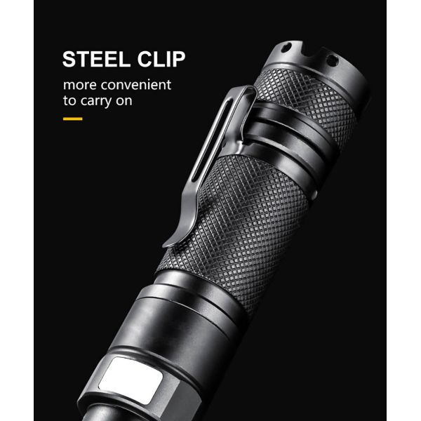 TED Torch 650lm Small Flashlights Mini Size USB Charging