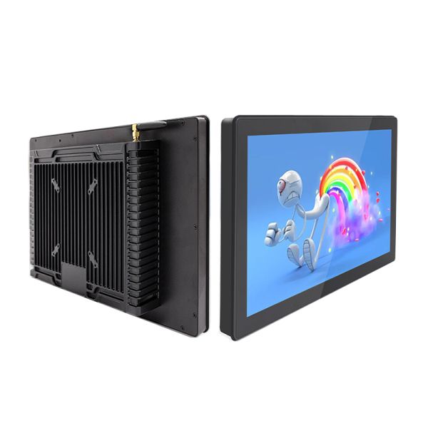 27 Inch Fanless Industrial Panel Embedded Touch Screen PC 12V/24V DC Input