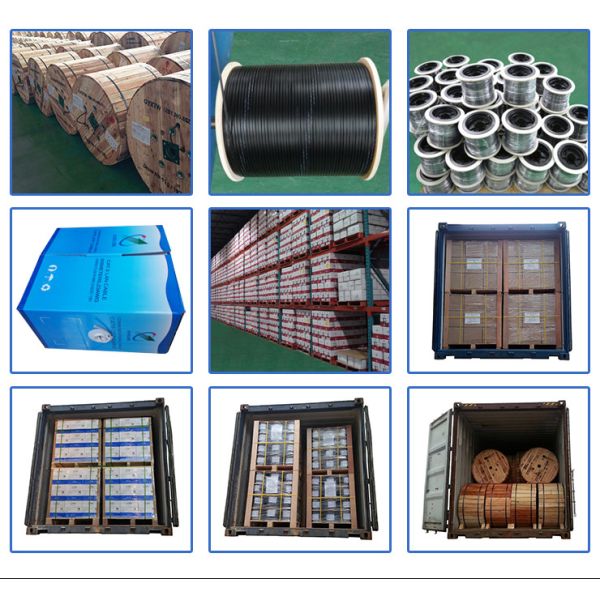 48Core G652D Single Mode Optical Fiber Cable GYTC8A Figure 8 Optical Fiber Cable With Steel Messenger