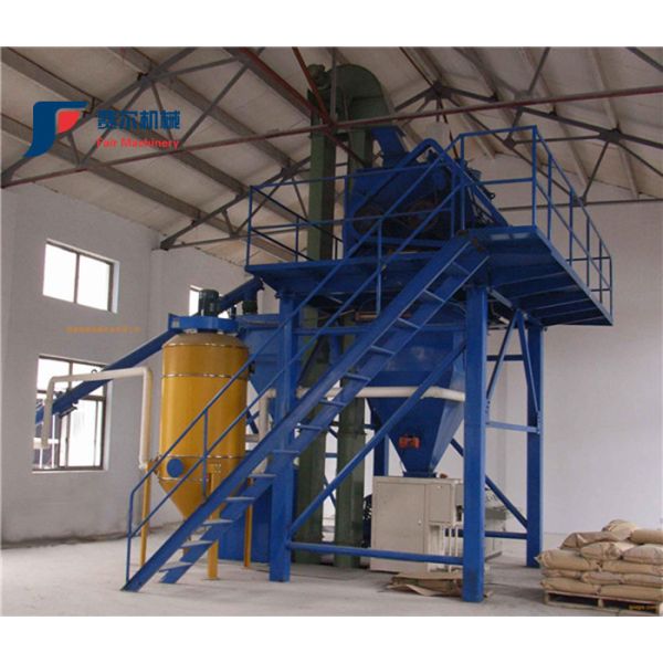 Factory Dry Mix Mortar Production Line , Wall Putty Mixer Capacity 8-50T/H CE Certified