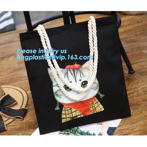 wholesale prices for canvas bag with rope handles for accessaries collections, hanging bags,Rational Construction Gracef