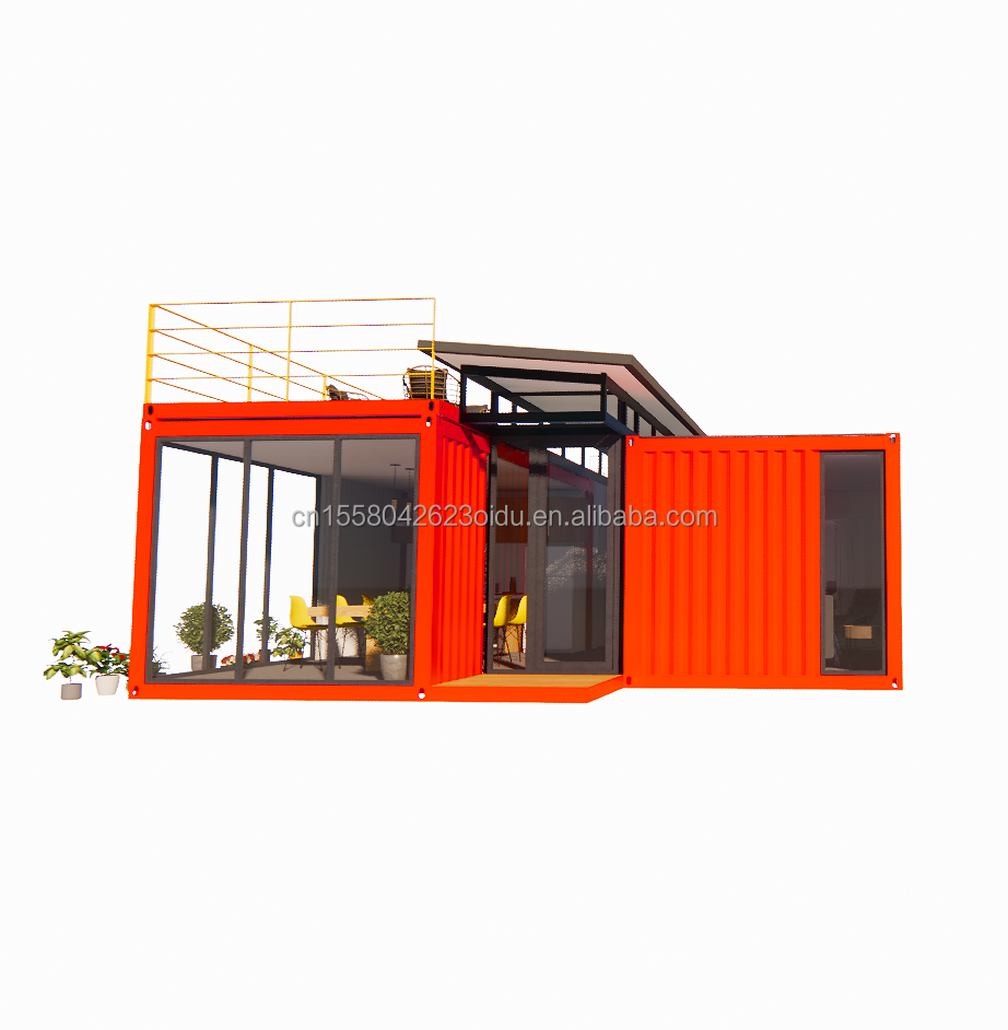 20ft/40ft Prefabricated Portable Foldable Expandable Container Tiny Mobile House with 3 Bedrooms Aluminum Alloy Windows