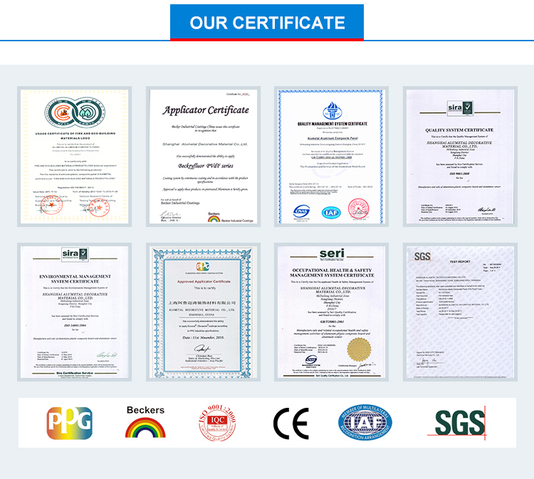 3mm Fencing B1 FR Perforated Aluminum Corrugated Panel Composite Panel 5005 Alloy