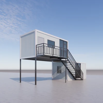 Modern Steel Door Customized Prefab House Maison For Customization