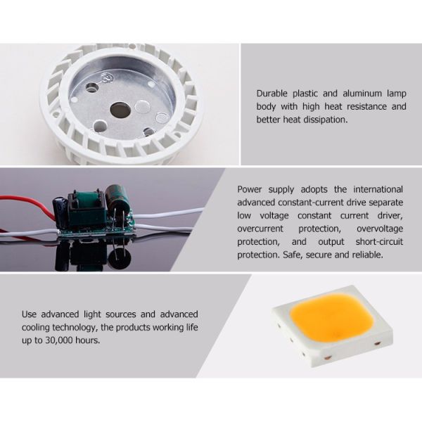 SMD3030 LED lamp CRI 90 GU10 led spot light wholesale