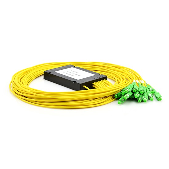 1270-1650nm Wavelength Mini Optic Splitter 1x32 PLC Splitter OEM ODM