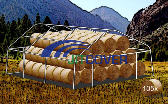 Double Car Garage, Big Gazebos, Fabric Structure, Carport, Commercial Barn (JIT-2630)