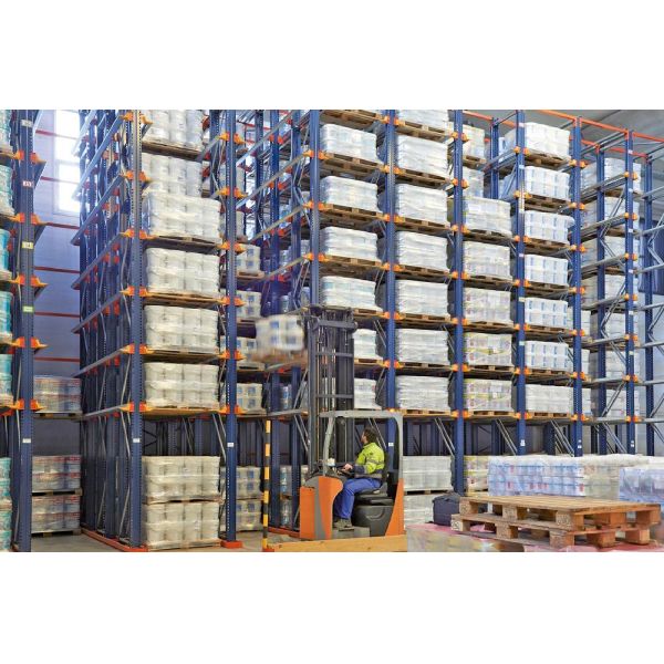 OEM Adjustable Steel Drive-in Pallet Rack For Cold Warehouse Storage
