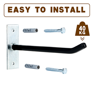 27*5*9 cm Heavy Duty Garage Wall Mountable Tire Storage Rack Hooks 4 Piece Set Durable