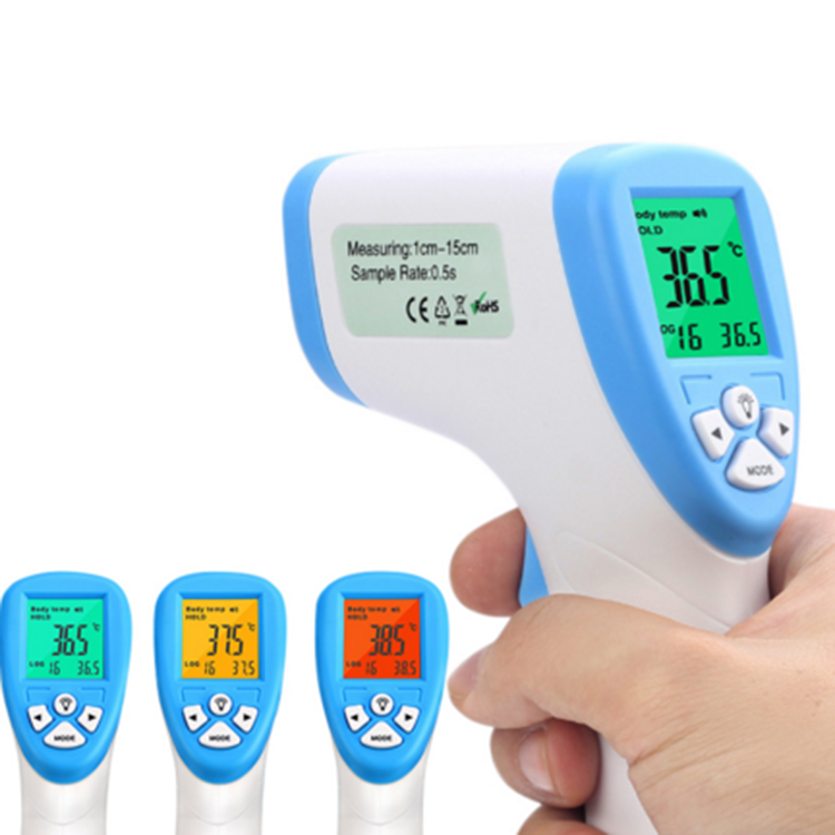 Portable Non Contact Body Thermometer With LCD Crystal Digital Display
