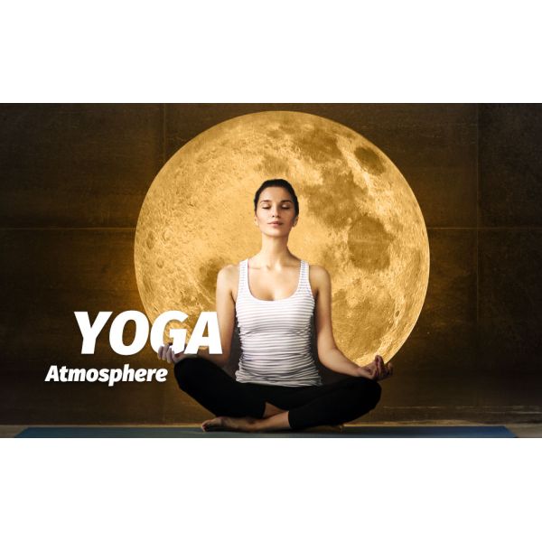 USB Charging Moon Lamp with 3 Lighting Color Angle Bendable Brightness Adjustable Moon Atmosphere Projector night light