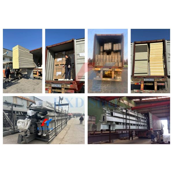 Steel Frame Commercial Prefabricated Multi Storey Building With Bolt Connection Form