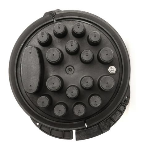 FTTH Dome Fiber Optic Splice Closure IP68 Waterproof 288 Fiber Splicing And Junction