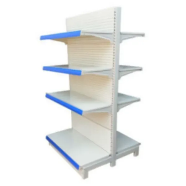 Customized color Pharmacy shelf double sided pharmacy display rack