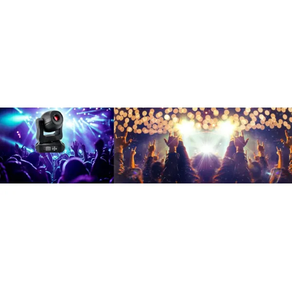 Waterproof 7colors Plus White DMX-512 150W 540° Pan LED Effect Laser Dancing LED Stage Lighting Moving Head Lights