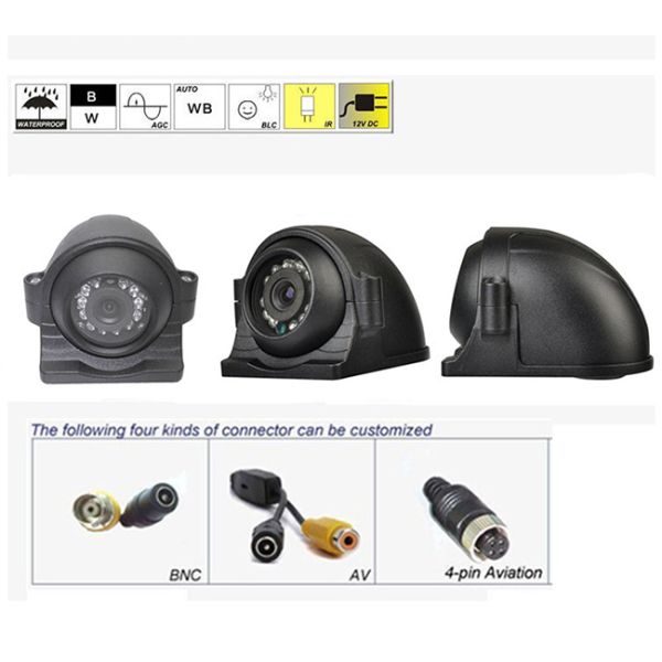 Wireless Reverse Vehicle CCTV Camera System Digital For Bus 15m IR Distance