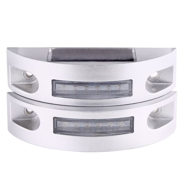 Half Moon IP68 800 Meters Solar Powered Boat Deck Lights , Road Reflector Stud