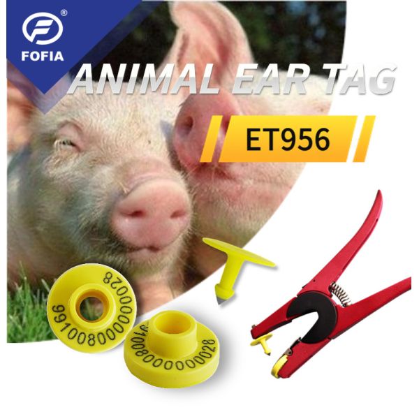 Easy Install ICAR Certified Sheep Ear Tags Livestock Ear Tags Goat Piglet Ear Tags