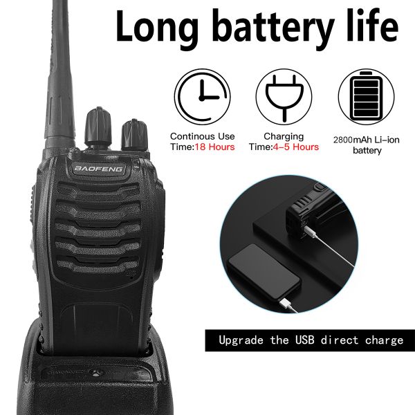 Baofeng BF-888S Usage Scenario Hospital Catering Construction Sitelong Range Walkie Talkies 3-5km Range Walkie Talkie
