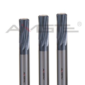 China Solid Carbide Straight Flute Reamer Customized 6 Flute Reamer H7 wholesale