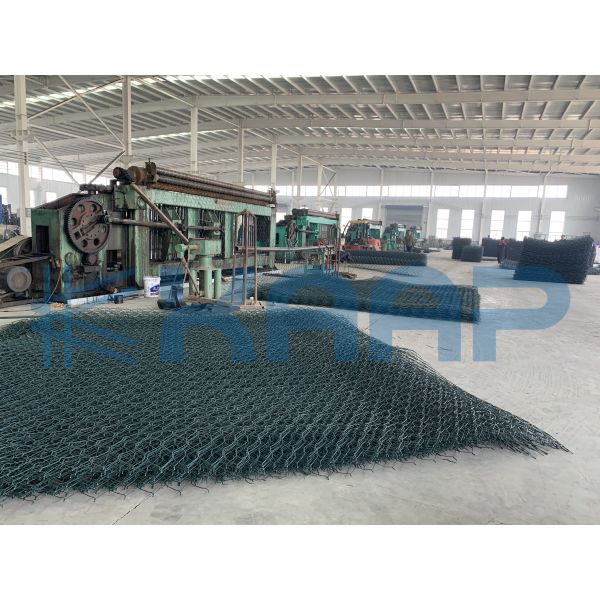 Galvanised 3.9mm Woven Gabion Baskets Retaining Wall