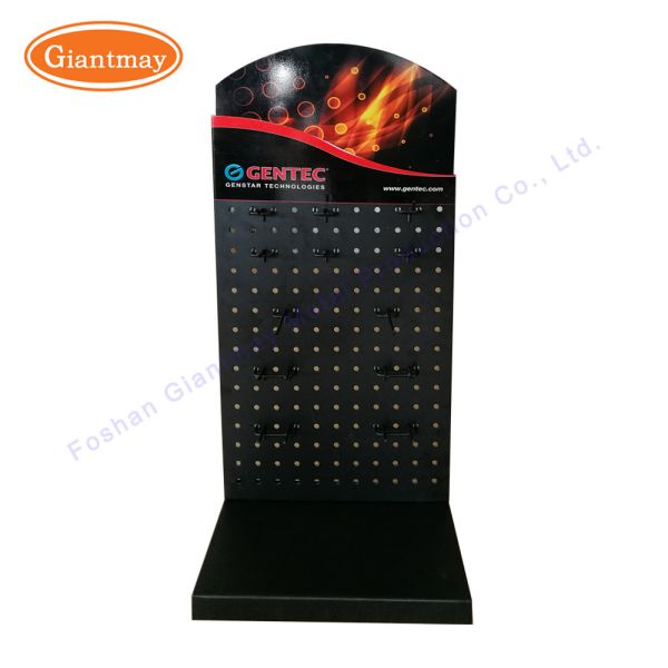 Countertop Stand Pegboard Counter Table Display Rack