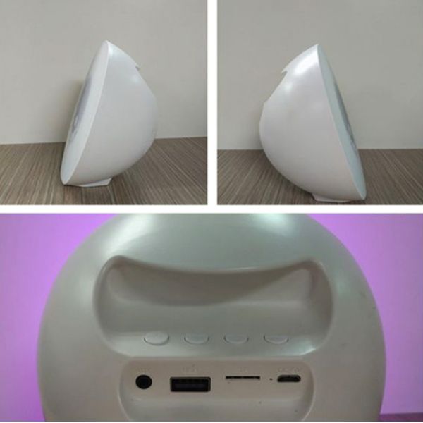 Touch Control Natural Light Alarm Clock , Bedroom Sunrise Simulator Alarm Clock