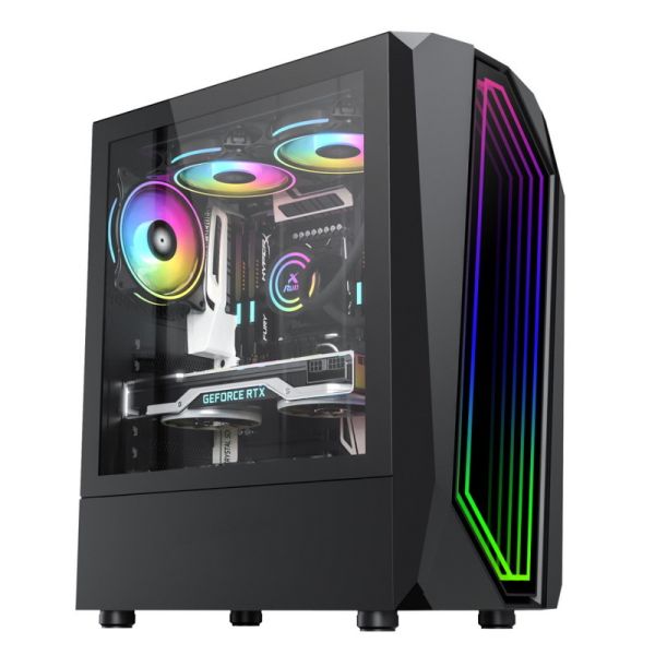 Mini ITX ARGB Full Atx Gaming Case LED lighting